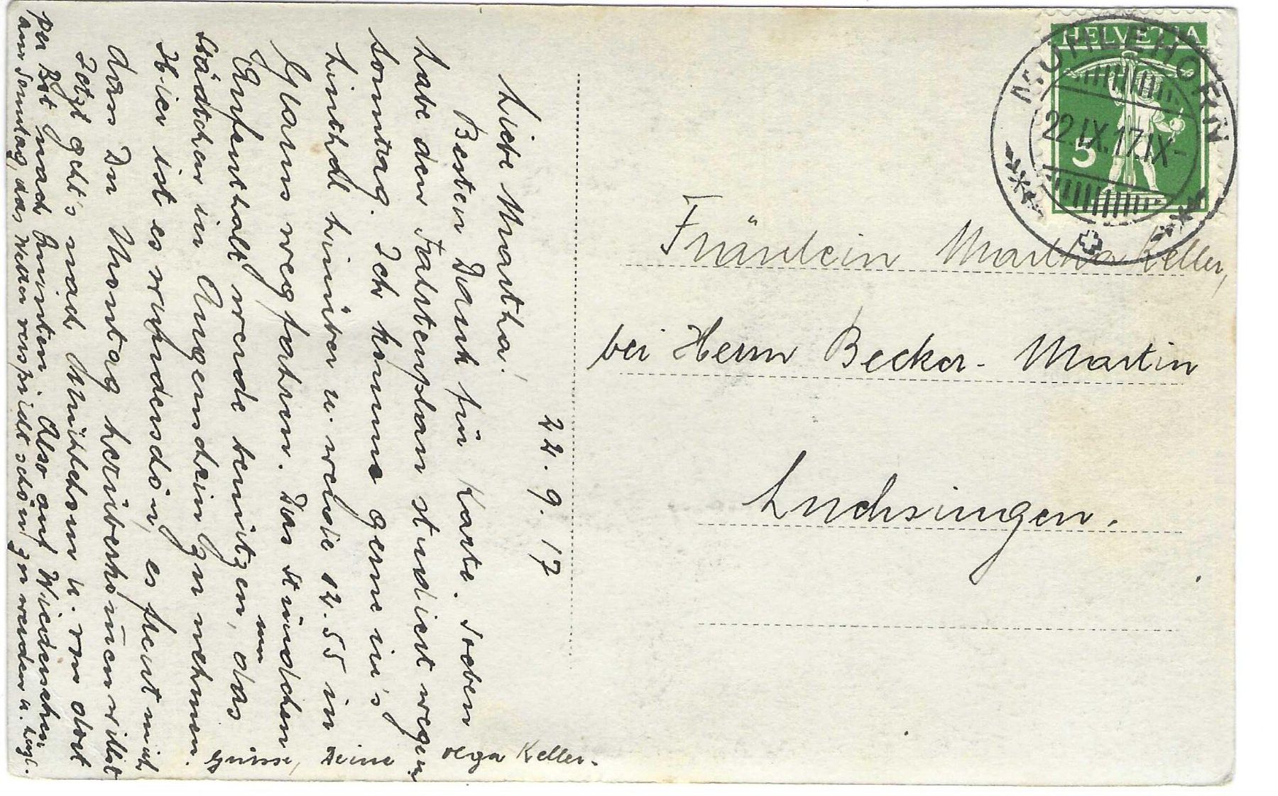Cartes postales: Abend am Wallensee – D'occasion à Wildhaus par Brunphil 1
