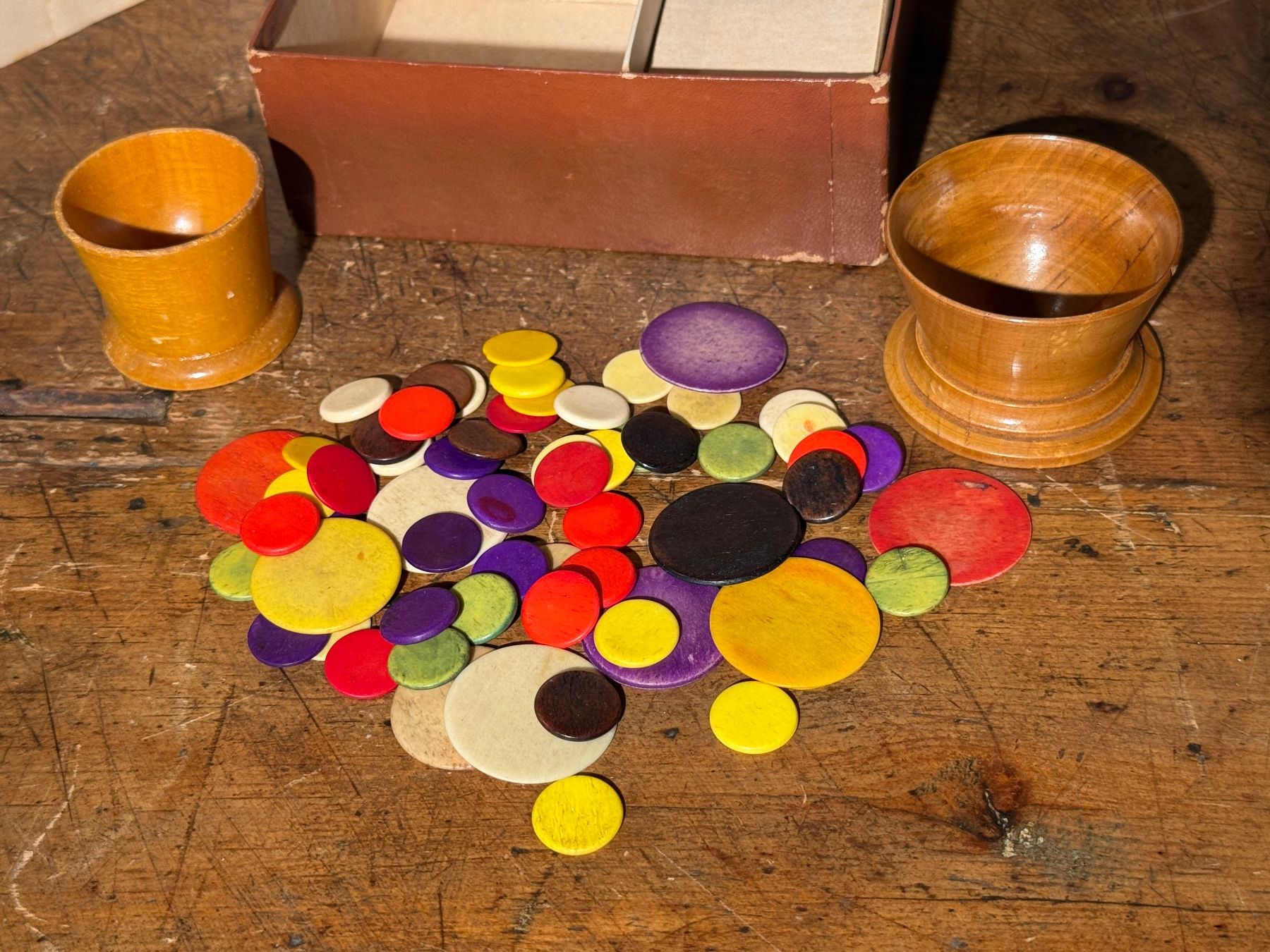 Giocattoli: Historisches Knips-Spiel Tiddledy-Winks antik gebraucht – Usato da schaffhausen venduto da VintAntik_1980 1
