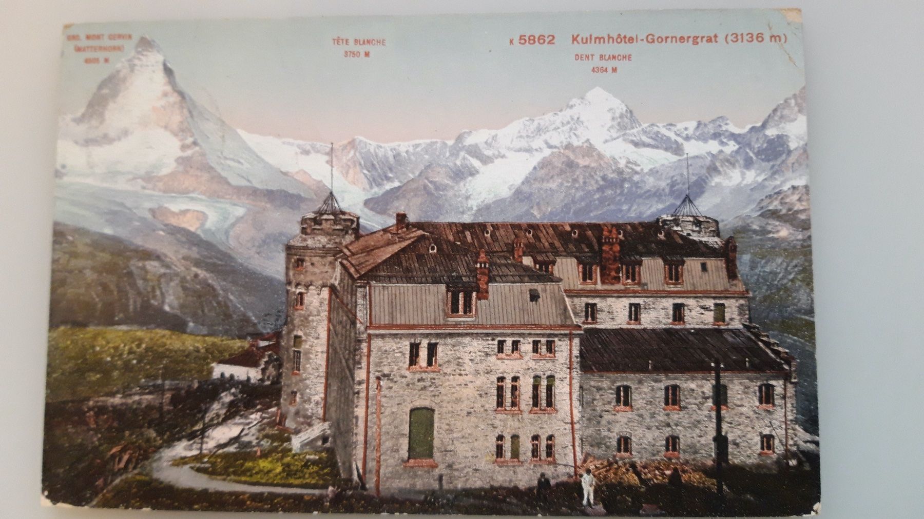 Ansichtskarten: Kulmhotel-Gornergrat – Gebraucht aus Sargans von nicsam1815