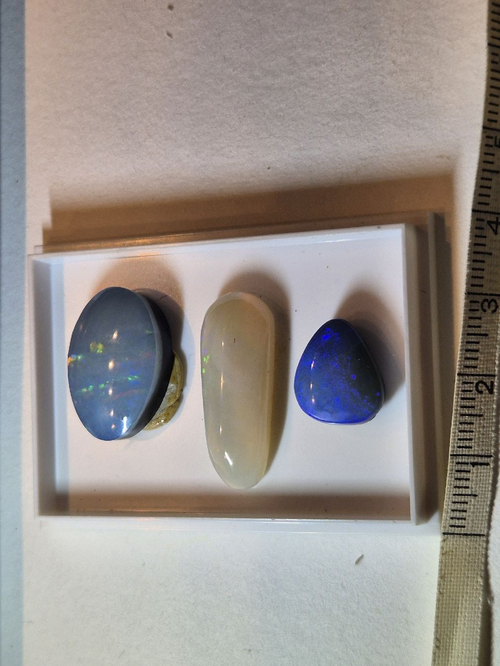 Edelsteine: Opal Boulder oval blau Mineral Australien  – Neu (gemäss Beschreibung) aus Russikon von eunicetungol 3