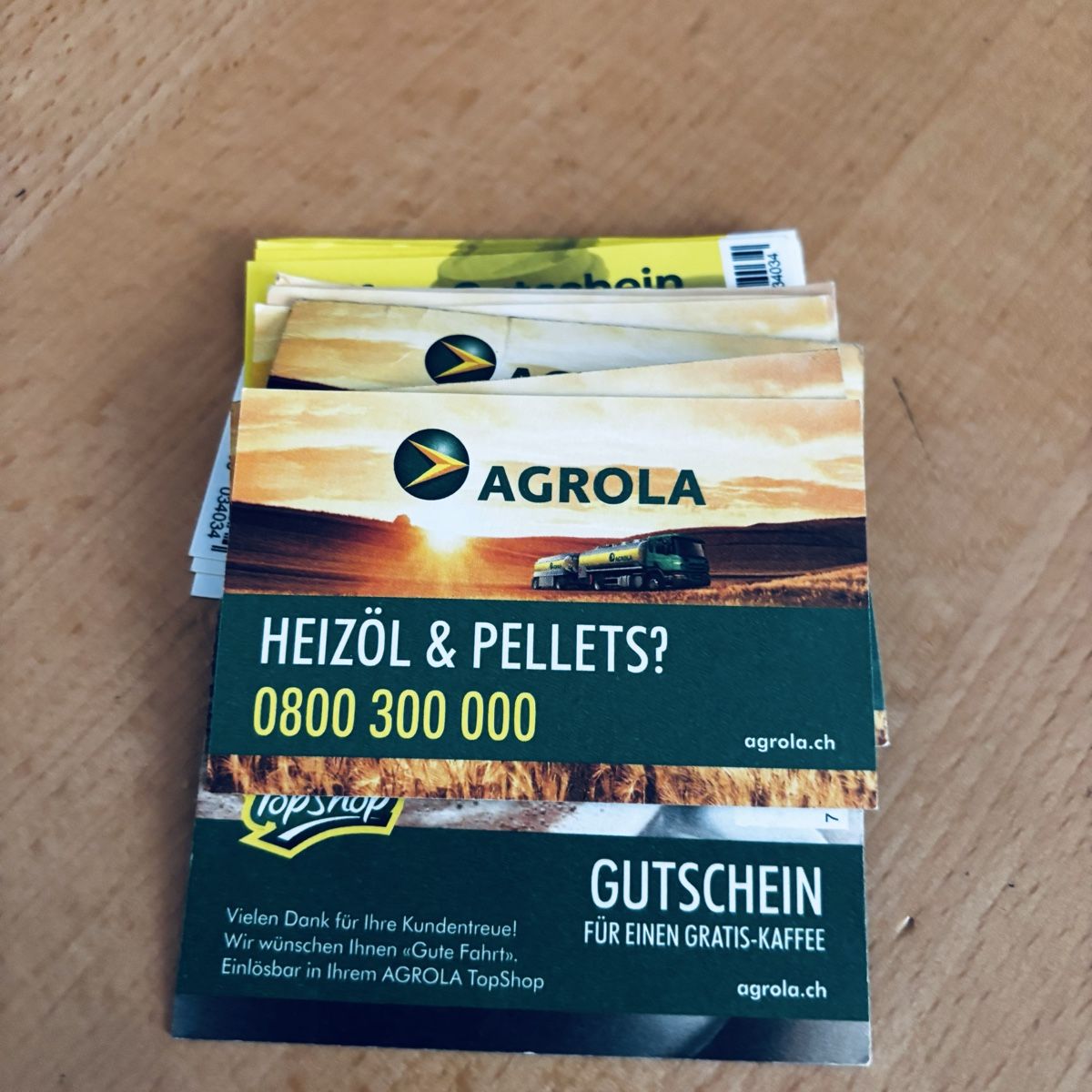 Buoni: 20 Agrola Kaffeegutscheine – Nuovo (secondo la descrizione) da Schötz venduto da Bintje20 1