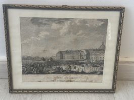 Gravure Révolution Française 1789 - Les Invalides Paris