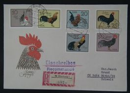 Rasse Geflügel  R- Brief  DDR