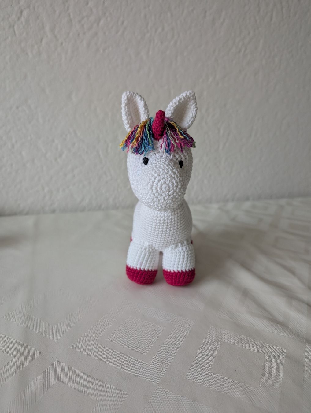 Giocattoli: Handgemachtes Einhorn – Nuovo e nell'imballaggio originale da Würenlos venduto da Pearl_sHobbyCrochet 1