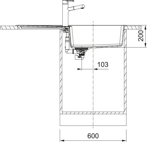 Franke Lavabi & lavandini: Franke Centro CNG 611-100 Onyx - kitchen sink – Nuovo (secondo la descrizione) da Meilen venduto da manuelseri 2