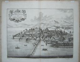 Rapperswil  Kupferstich 1734 sehr selten