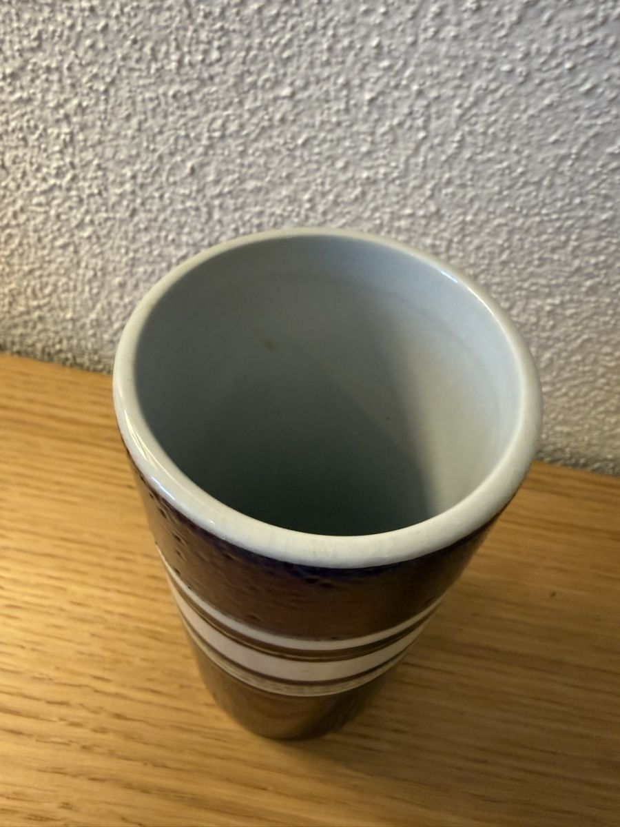 Vasi & Recipienti: Vase  Danemark céramique bleu blanc rayures – Usato da Kloten venduto da Mumiiin 5
