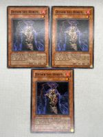Dieners des Horus 3x SOD-DE016 Yu-Gi-Oh 1. Auflage