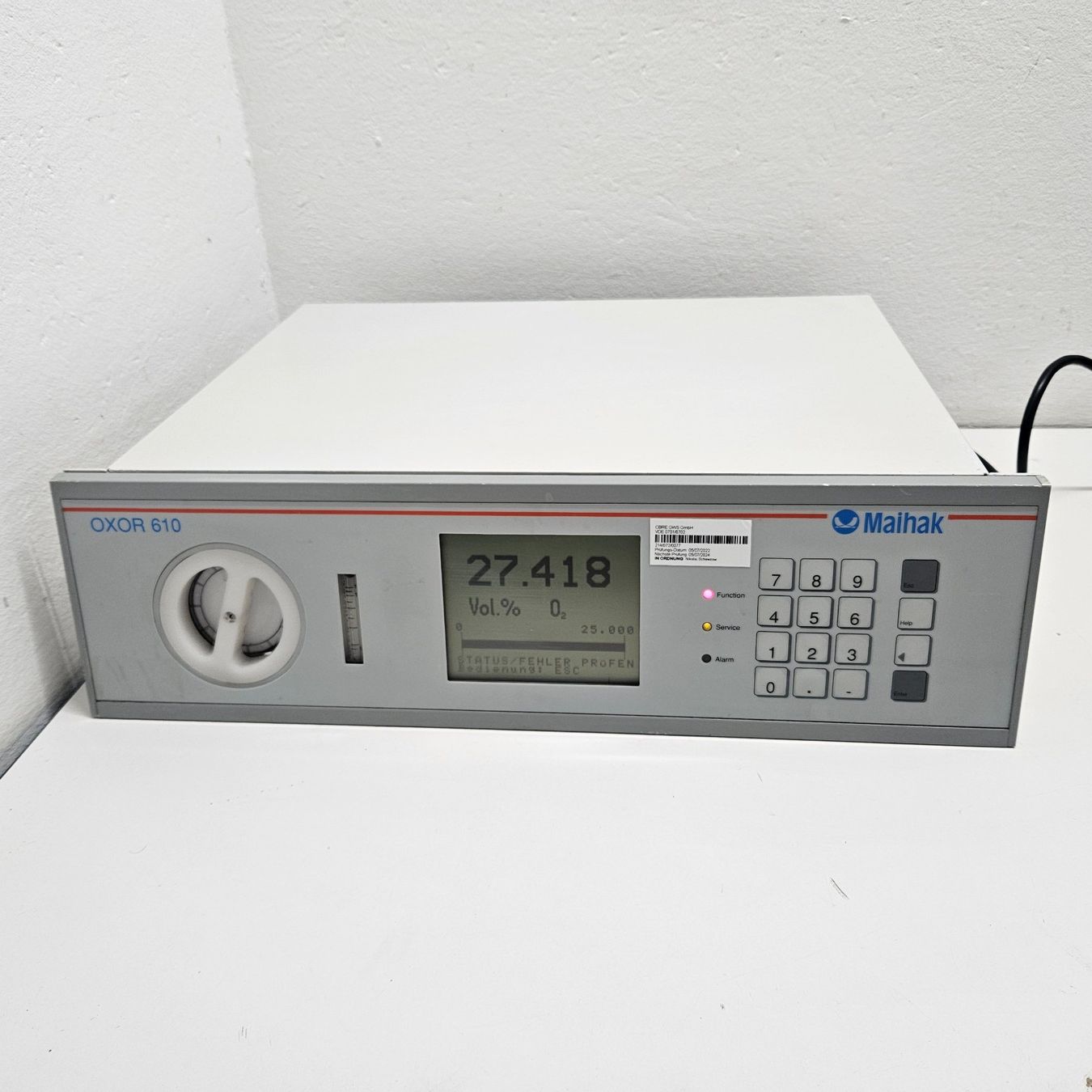 Accessori da laboratorio: Maihak OXOR 610 Abgas / CO2 Messgerät – Usato da Niederdorf venduto da LeptonAG_Labor 1