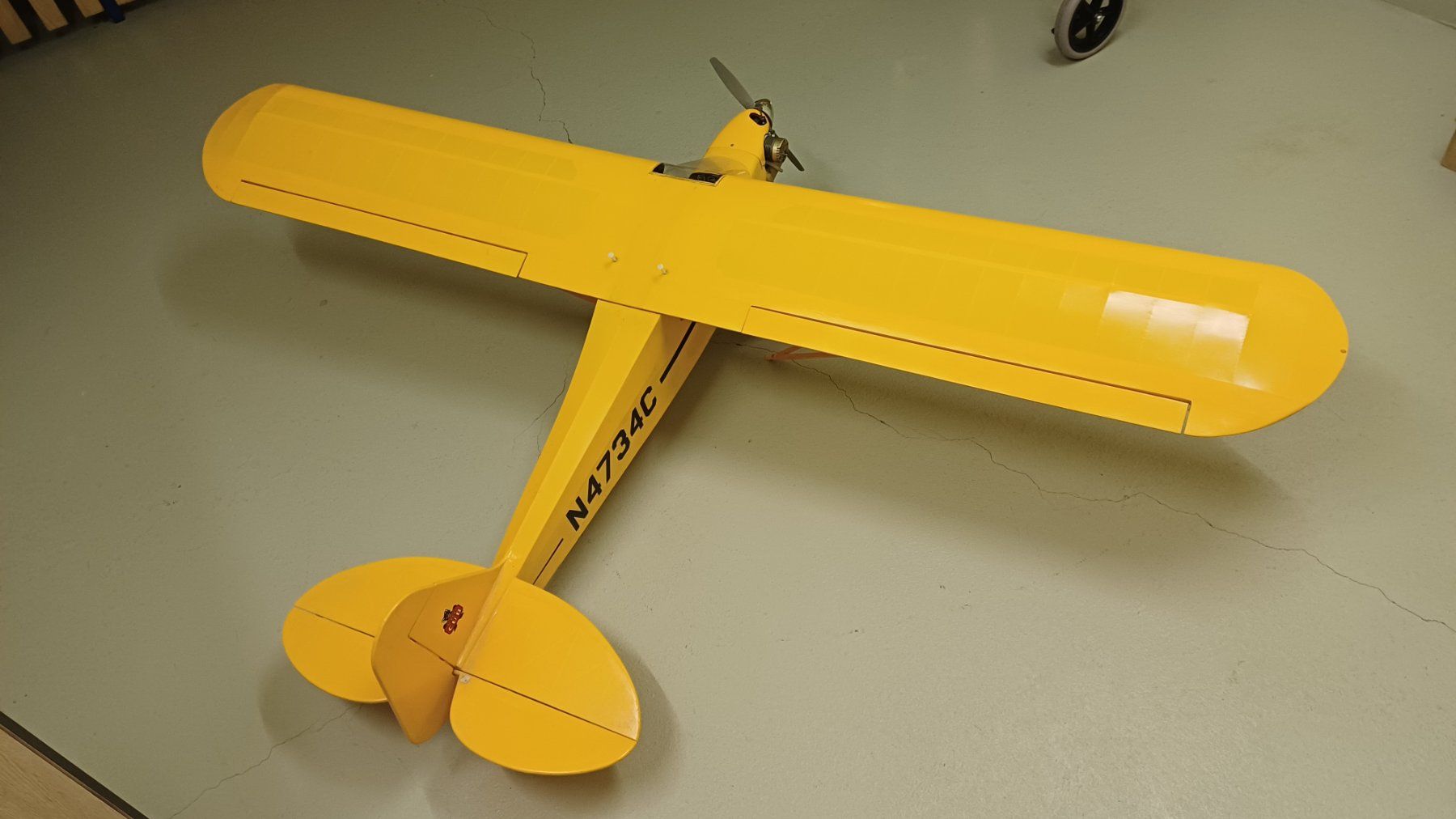 Modellismo RC: Rc Modellflugzeug Piper Cub – Usato da Diegten venduto da Rouge262 2