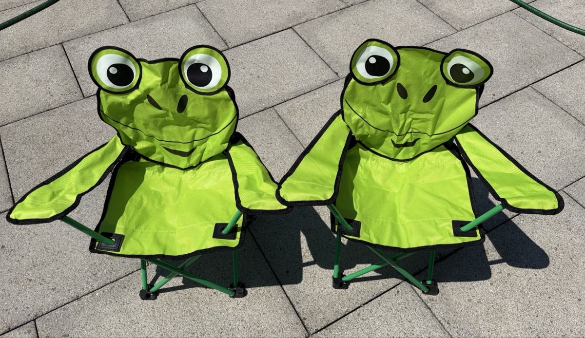 Sedie: Kinder Klappstühle 2er Set Frosch – Usato da Staffelbach venduto da rc-larossa