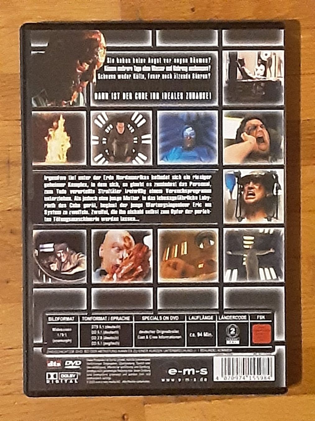 Alle DVDs: Cube zero – Gebraucht aus Wallisellen von Sawr 1