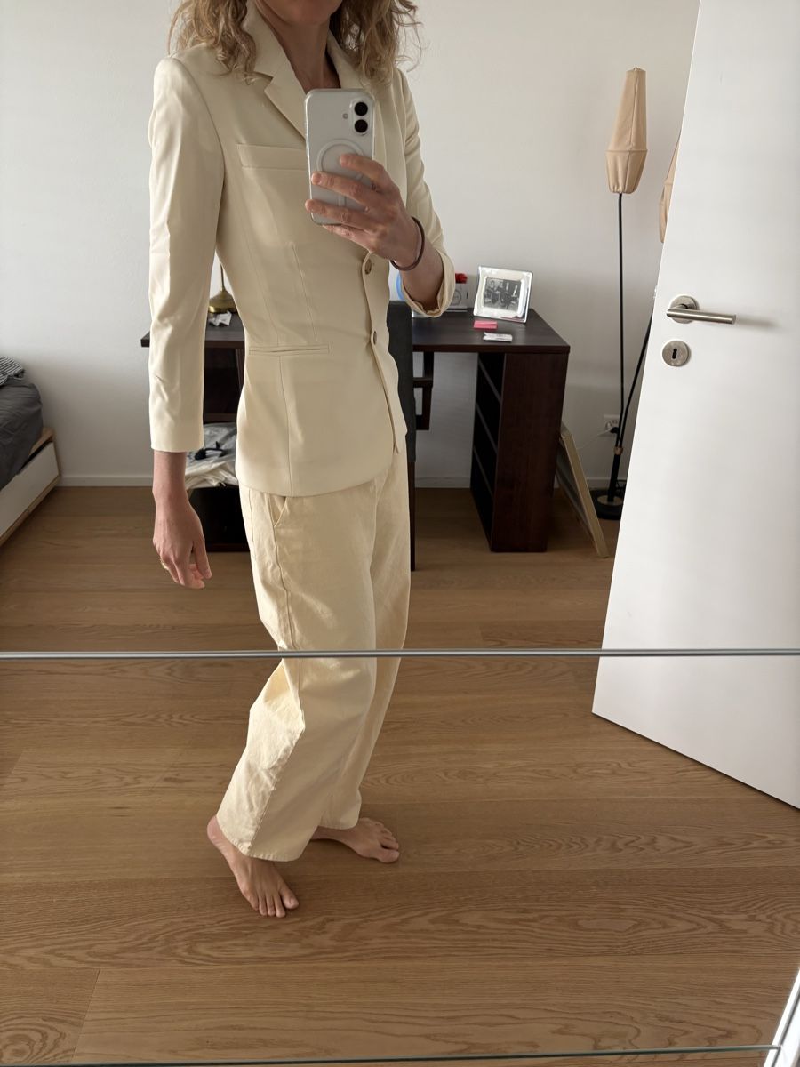 The Row Vestes: The Row blazer in cream  – D'occasion à St. Gallen par ott_f827 6