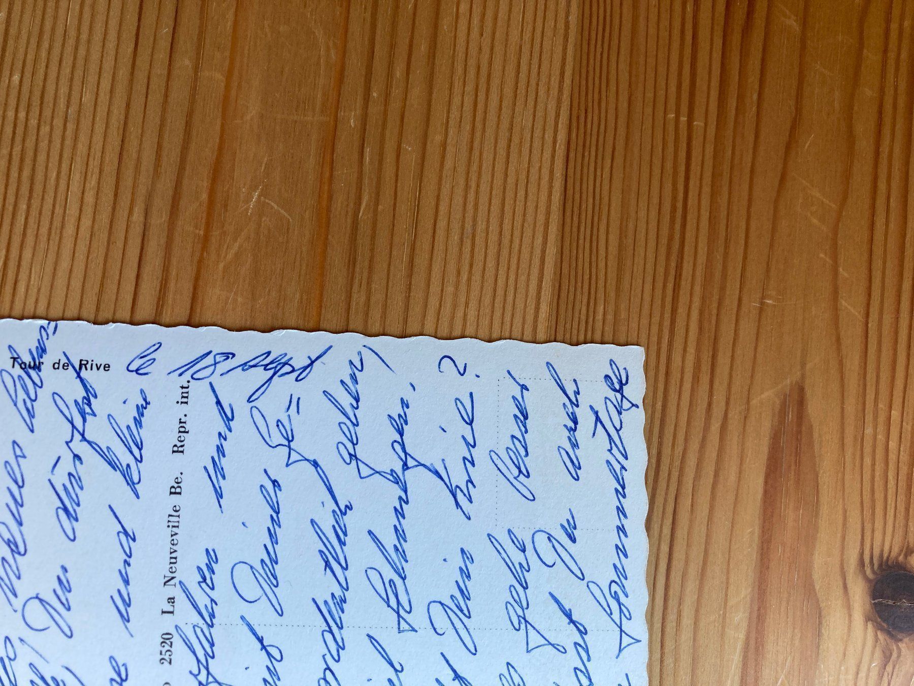 Cartoline postali: La Neuveville - Tour de Rive - AK alt – Usato da Oberuzwil venduto da Henri09 1