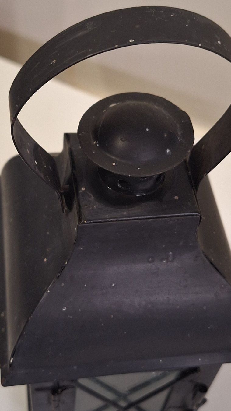 Lanterne: Vintage Laterne Metall  schwarz – Usato da Arlesheim venduto da shopradl 2