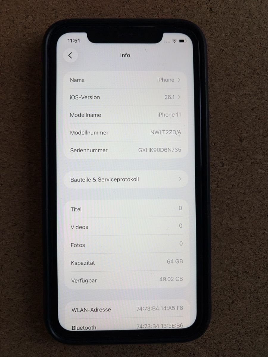 Apple Telefoni cellulari / Smartphones: iPhone 11 - 64GB schwarz – Usato da Altnau venduto da kurvenmuehle 6