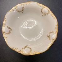 Vintage Konfektschale Langenthal Suisse Golddekor 22cm
