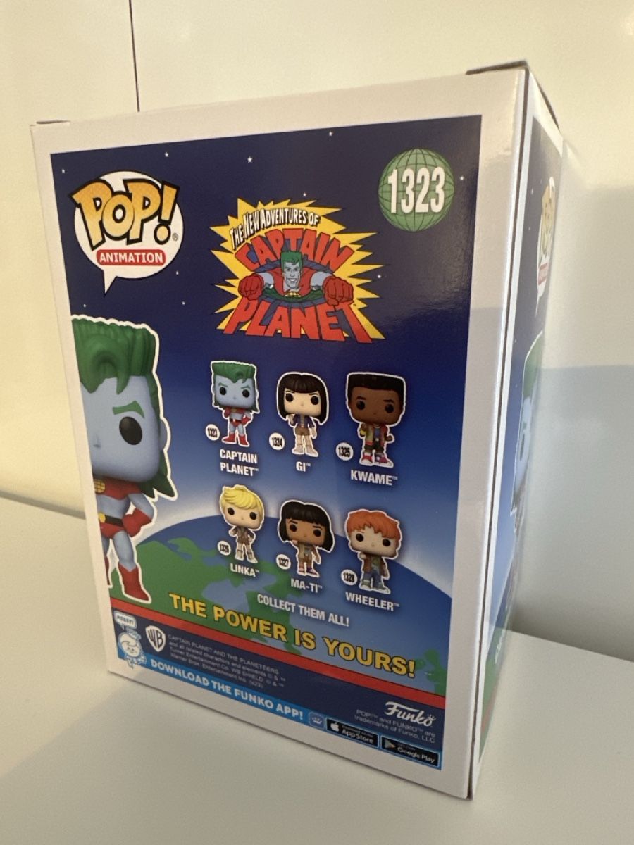 Funko Statuette: Funko Pop Captain Planet Vinyl Figur 1323 neu – Nuovo e nell'imballaggio originale da Mettmenstetten venduto da ppakeots 2