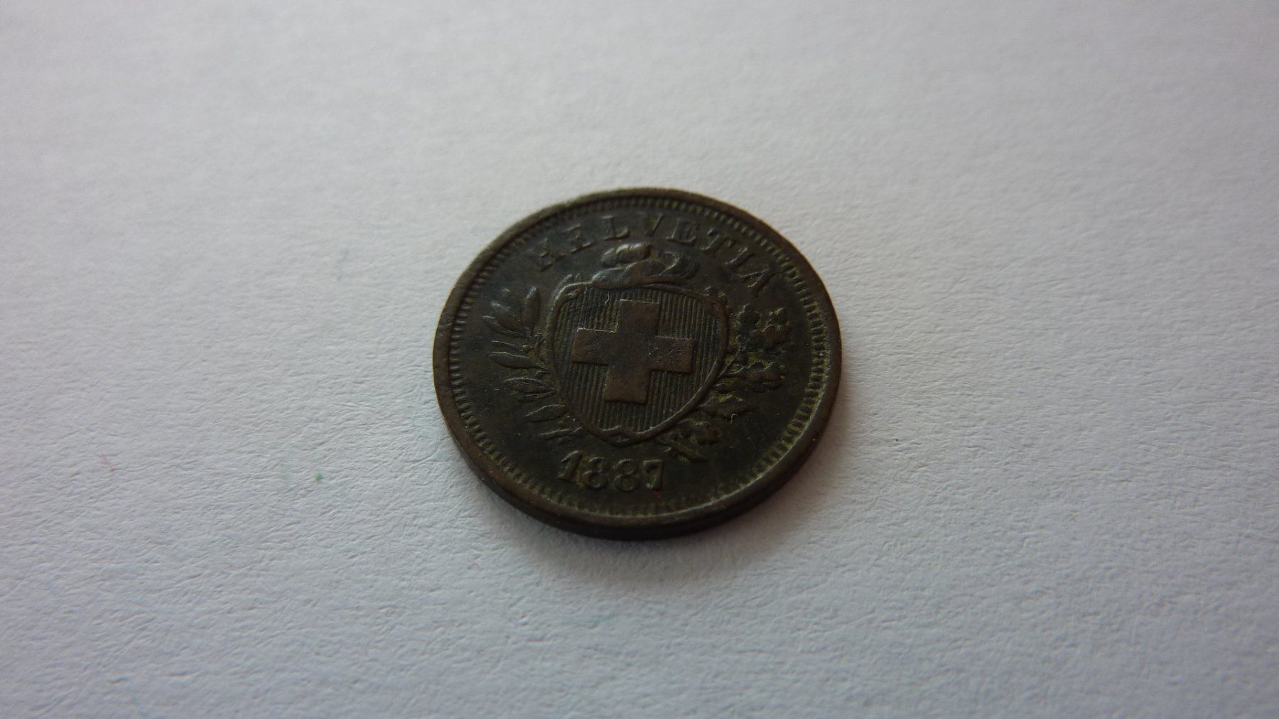 Toutes les monnaies: Uralter Einräppler 1887, sehr schön – D'occasion à Birrwil par Schnaepli