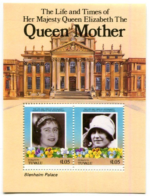 Alle Briefmarken: Block "Queen Mum". Tuvalu. – Neu und originalverpackt aus Basel von Butsch5