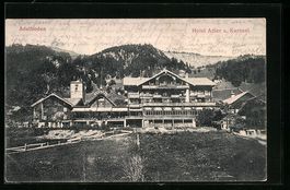 AK Adelboden, Hotel Adler, Kursaal, 1905