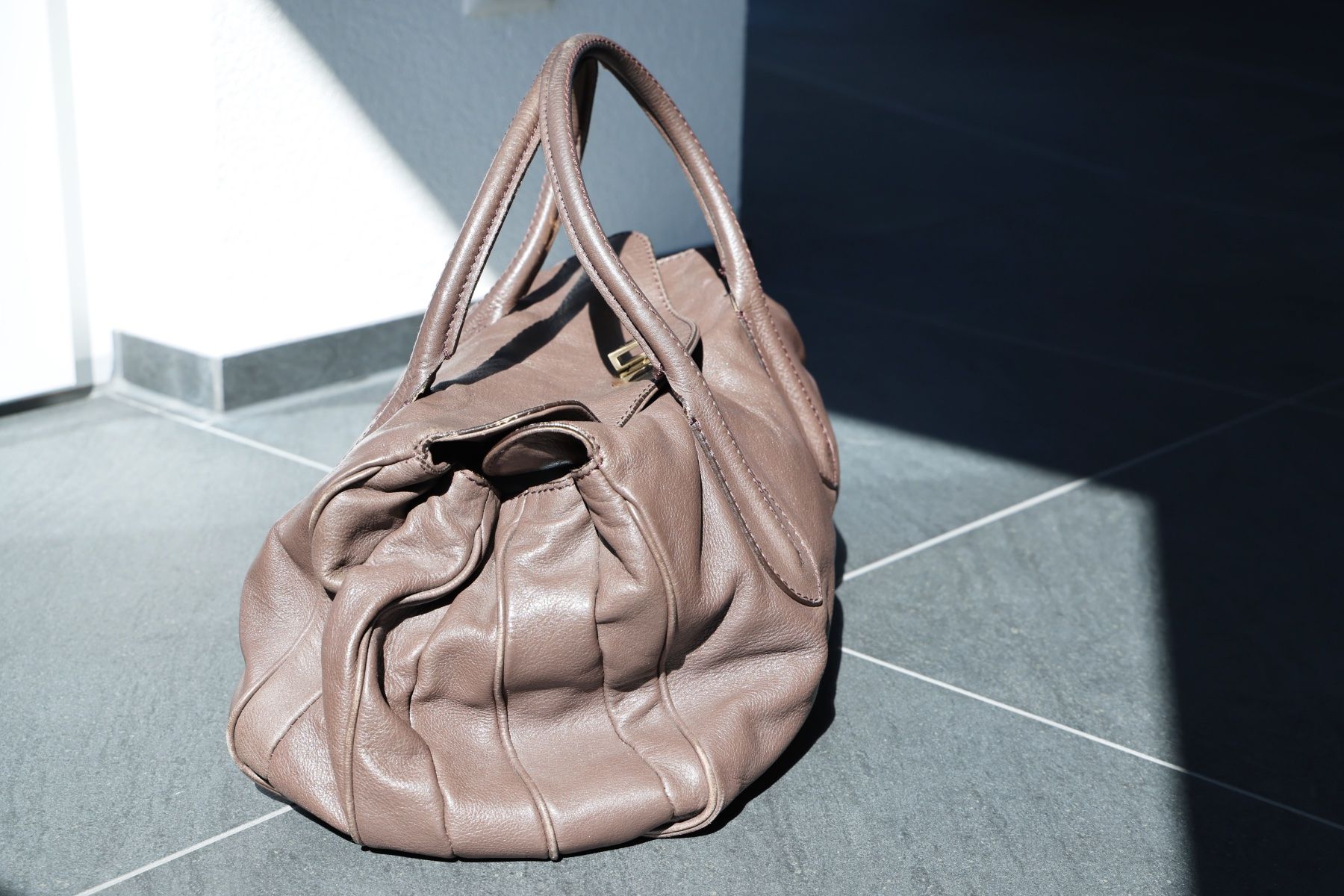 Abro Borse da donna: Abro Damenhandtasche Echtleder braun – Nuovo (secondo la descrizione) da Savognin venduto da Caneos 1