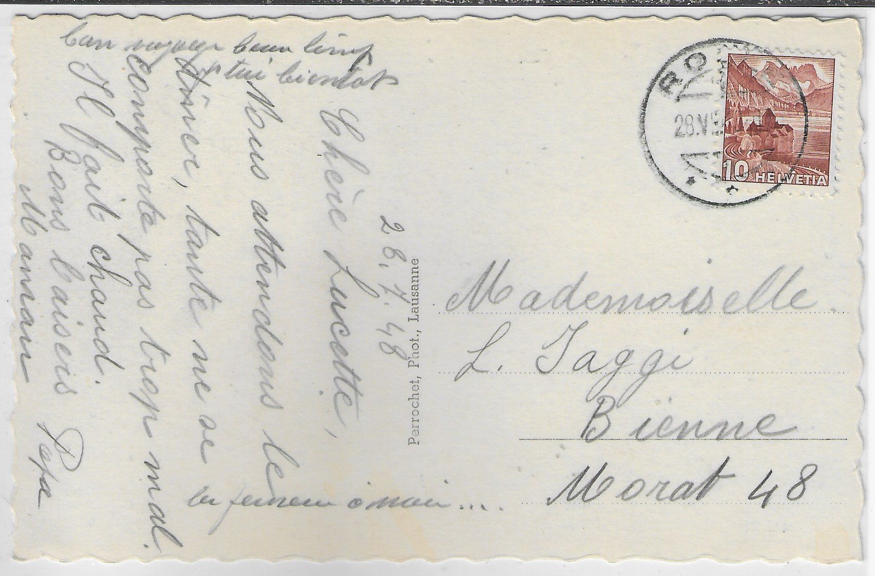 Cartoline postali: Rolle - Grand Rue – Usato da Ettingen venduto da Kartenplanet 1
