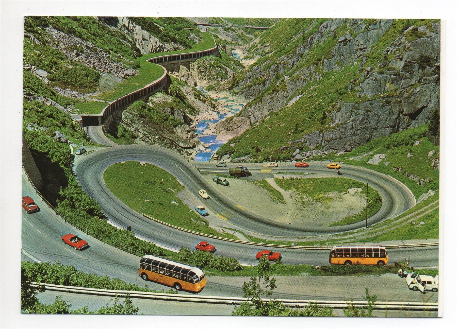Cartes postales: GÖSCHENEN ANDERMATT GOTTHARD - Postauto, Auto – Neuf (Voir description) à Jona par philajona
