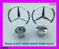 Mercedes Benz Metal Blue Chrome Motorhaube Emblem w210 w202
