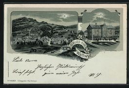 Mondschein-Lithographie Wattwyl, Kranken