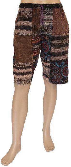 Pantaloni: Kurze Hose Shorts Bermudas Patchwork aus Baumwolle XL – Nuovo (secondo la descrizione) da Zürich venduto da Masala-Oase 3