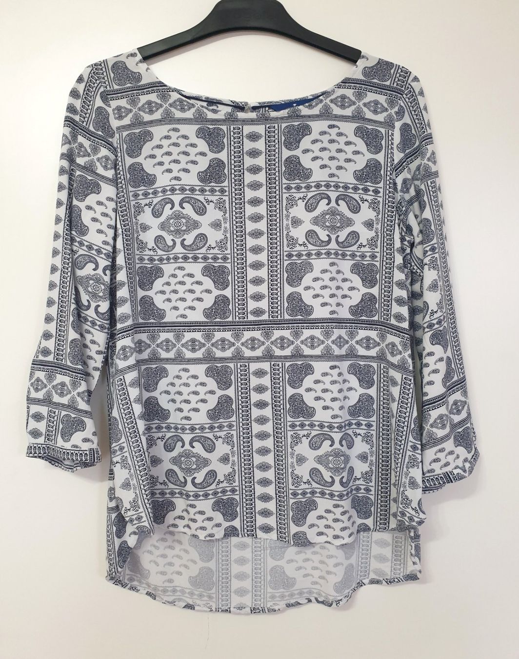 Tom Tailor Camicette: Tom Tailor Damen Bluse Grösse 36 - navy weiss – Usato da Oetwil an der Limmat venduto da dhantal