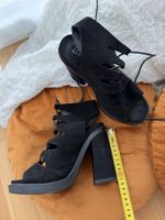 BRONX Leder Sandaletten Schwarz Gr. 38 – nur 1x getragen