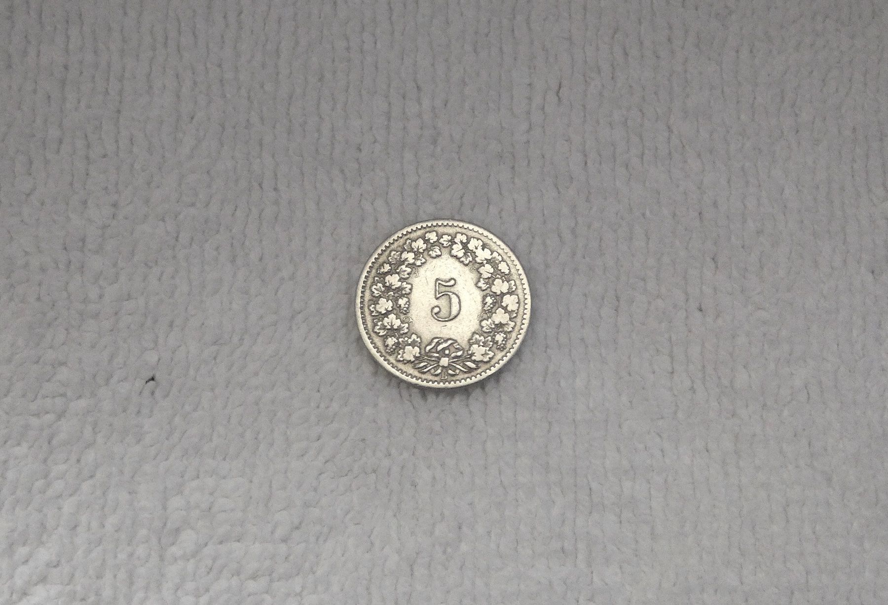 Tutti le monete: 5 centimes/rappen 1895 – Usato da Nyon venduto da Ilmi09 1