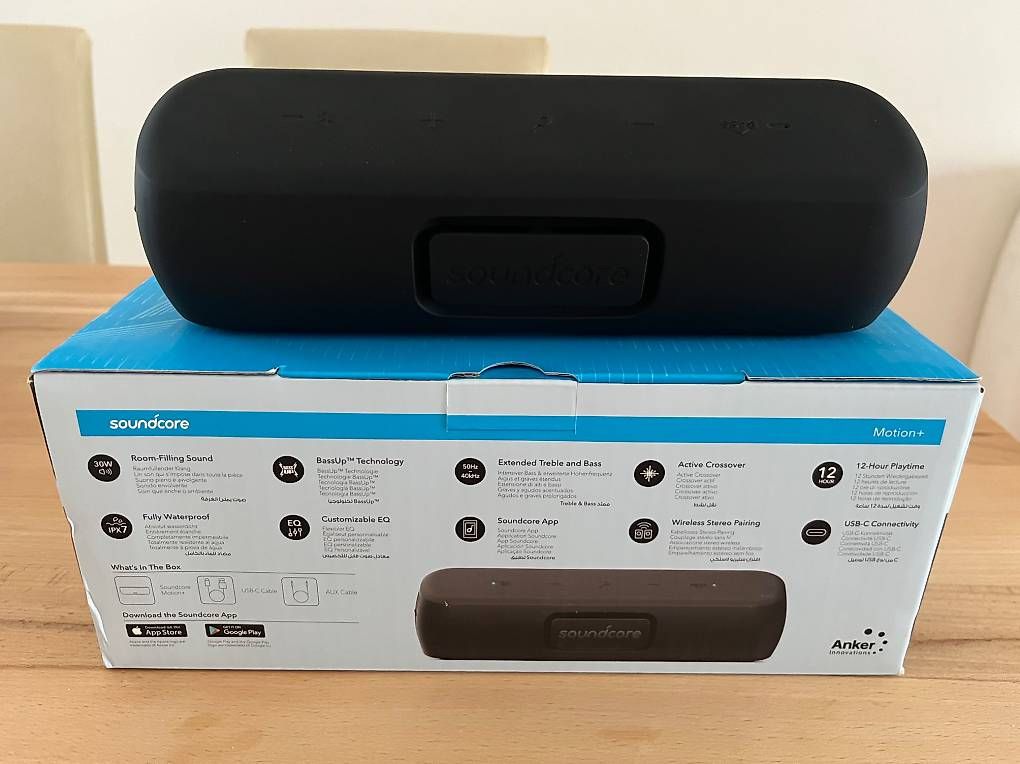 Soundcore Haut-parleurs: Anker Soundcore Motion Plus Bluetooth Lautsprecher – Neuf (Voir description) à Hirzel par mak_9tmr 1