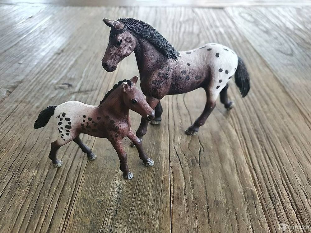 Schleich 13733 Appaloosa Fohlen - Realistisches Spielzeug Pferd Für Kinder