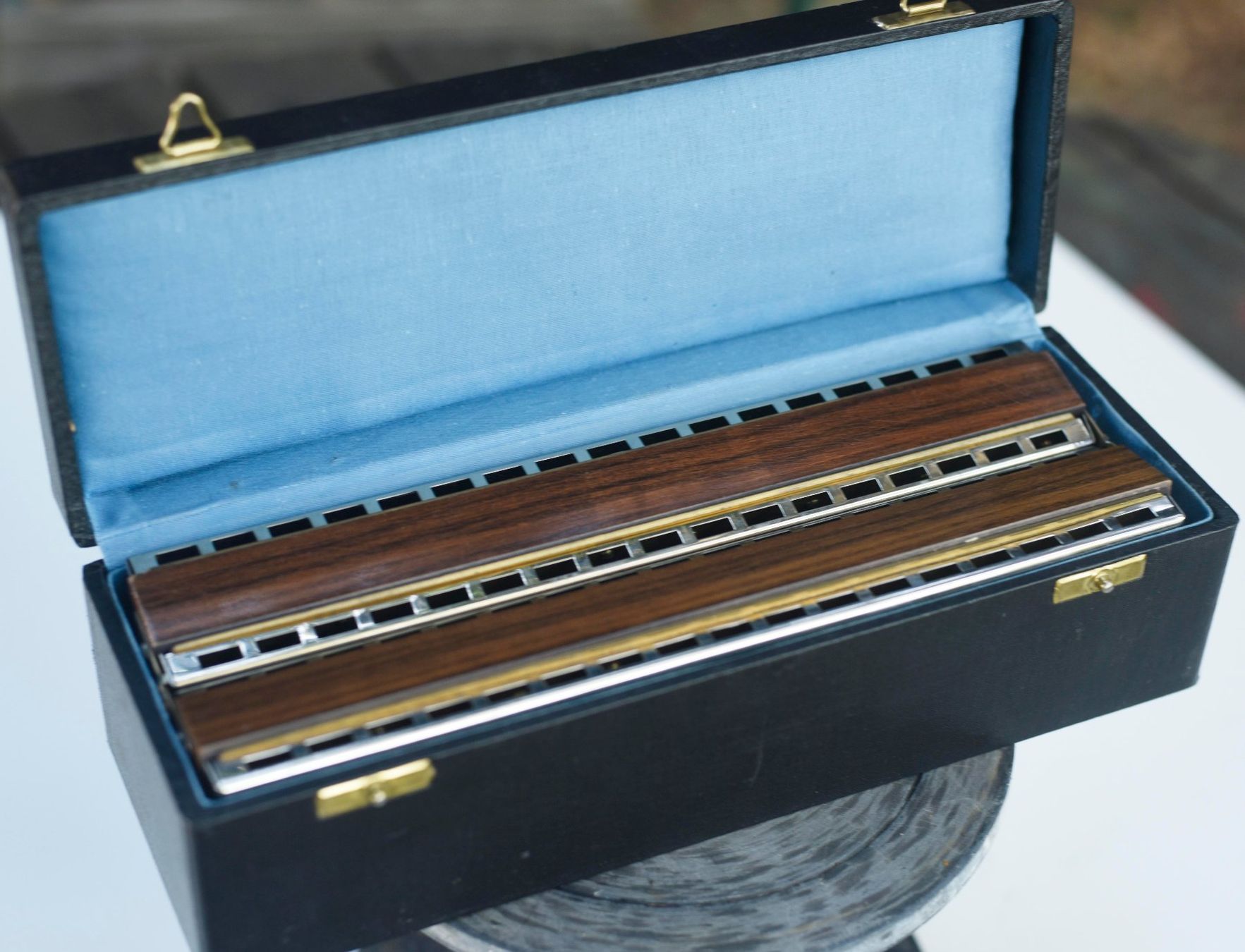 Hohner Strumenti musicali: HOHNER einmalige Bass-Mundharmonica "CHROMATICA" – Usato da Wilen b. Wollerau venduto da tommton 1