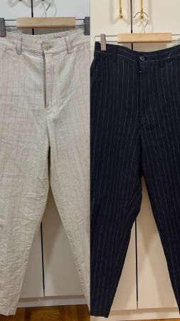 2 x Hosen Uniqlo gestreift Grösse S/ Sehr wenig gebraucht