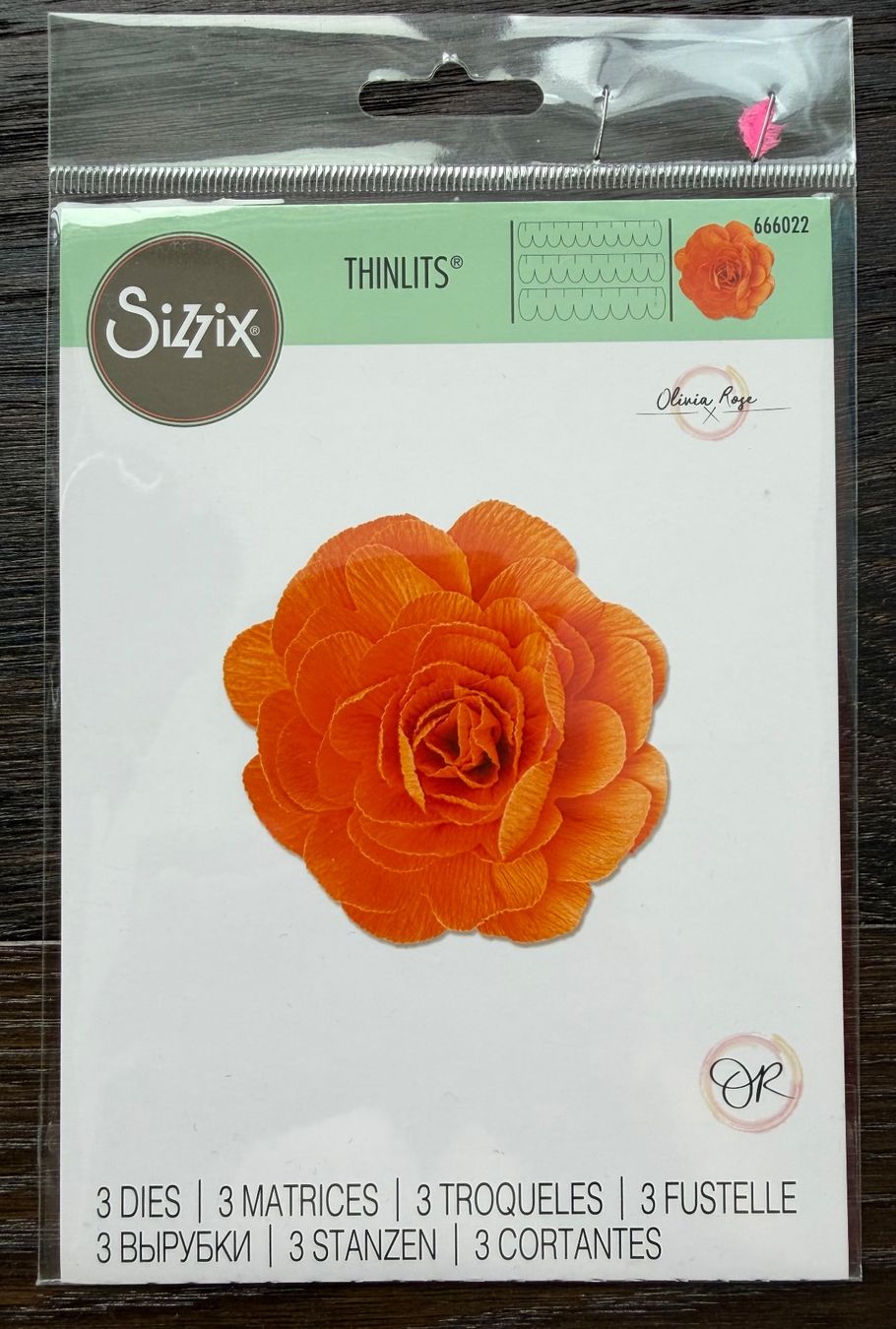 Sizzix Sciablone: Sizzix Thinlits Die Set - Pom-Pom Flower – Nuovo e nell'imballaggio originale da Zürich venduto da Sunset69