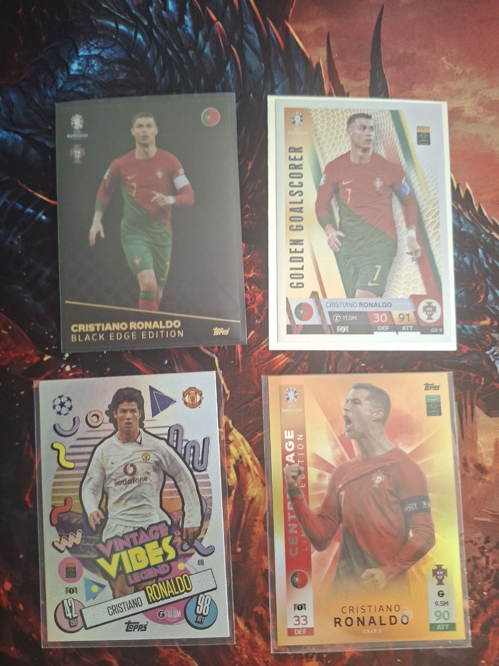 Topps Carte collezionabili: Cristiano Ronaldo Topps x4 – Usato da Wittenbach venduto da and_9f2c
