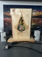 Holzlampe Unikat mit speziellem Design,  Handarbeit