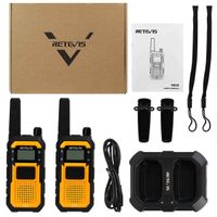Retevis Swiss IP67 RB468 Walkie Talkie Set Waterproof USBC