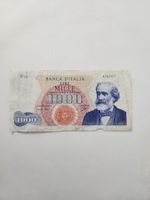 Banknote Italien 1000 Lire Giuseppe Verdi 1982