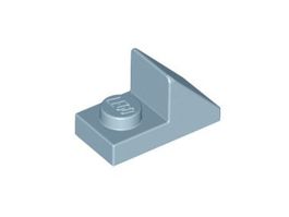LEGO - 50x Sand Blue Slope 45 2x1 - 92946 - NEW