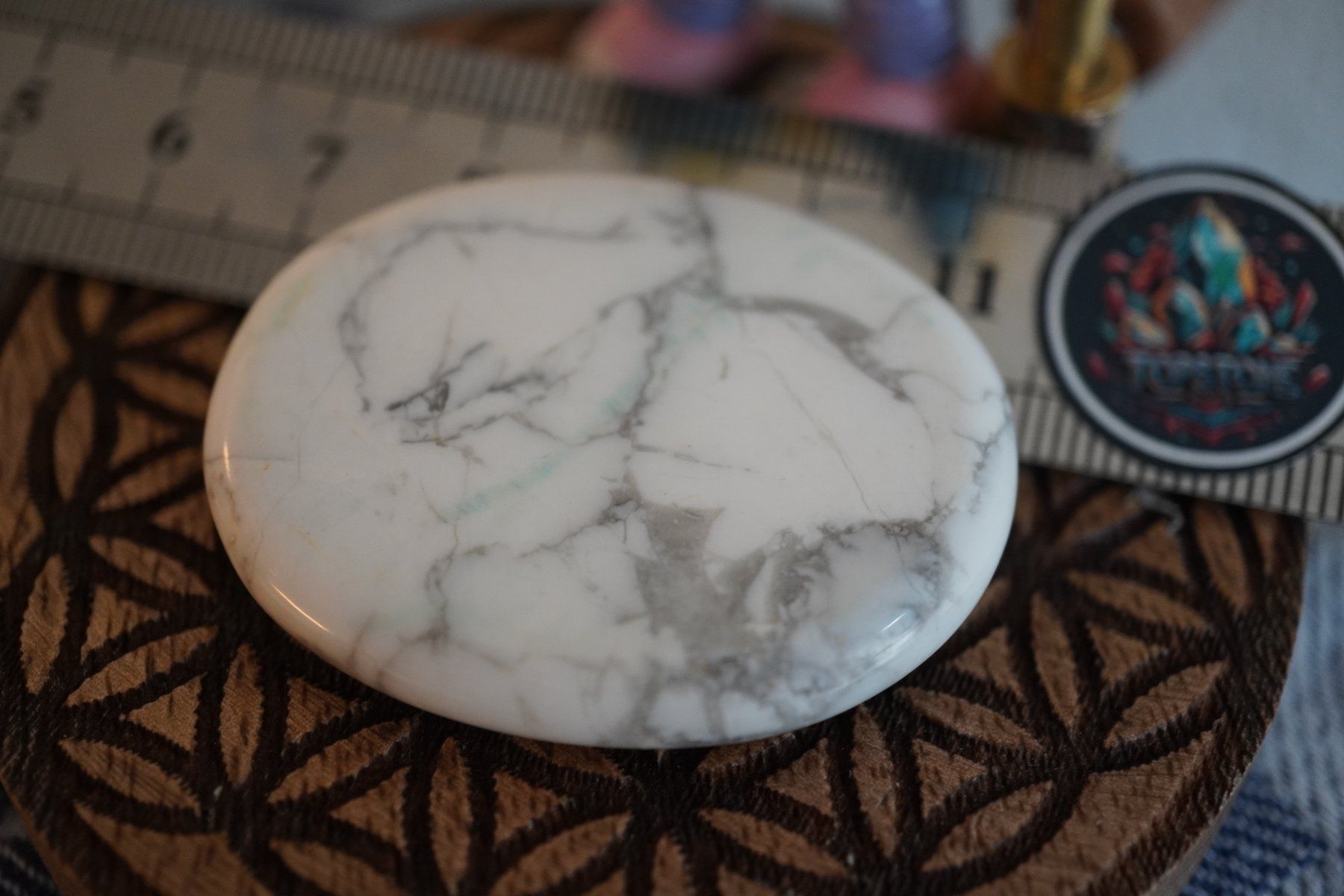 Minerali & Pietre curative: Howlith   Kraft   Stein  ab 1.-   Räumung – Nuovo e nell'imballaggio originale da Eschenbach SG venduto da topstone 3