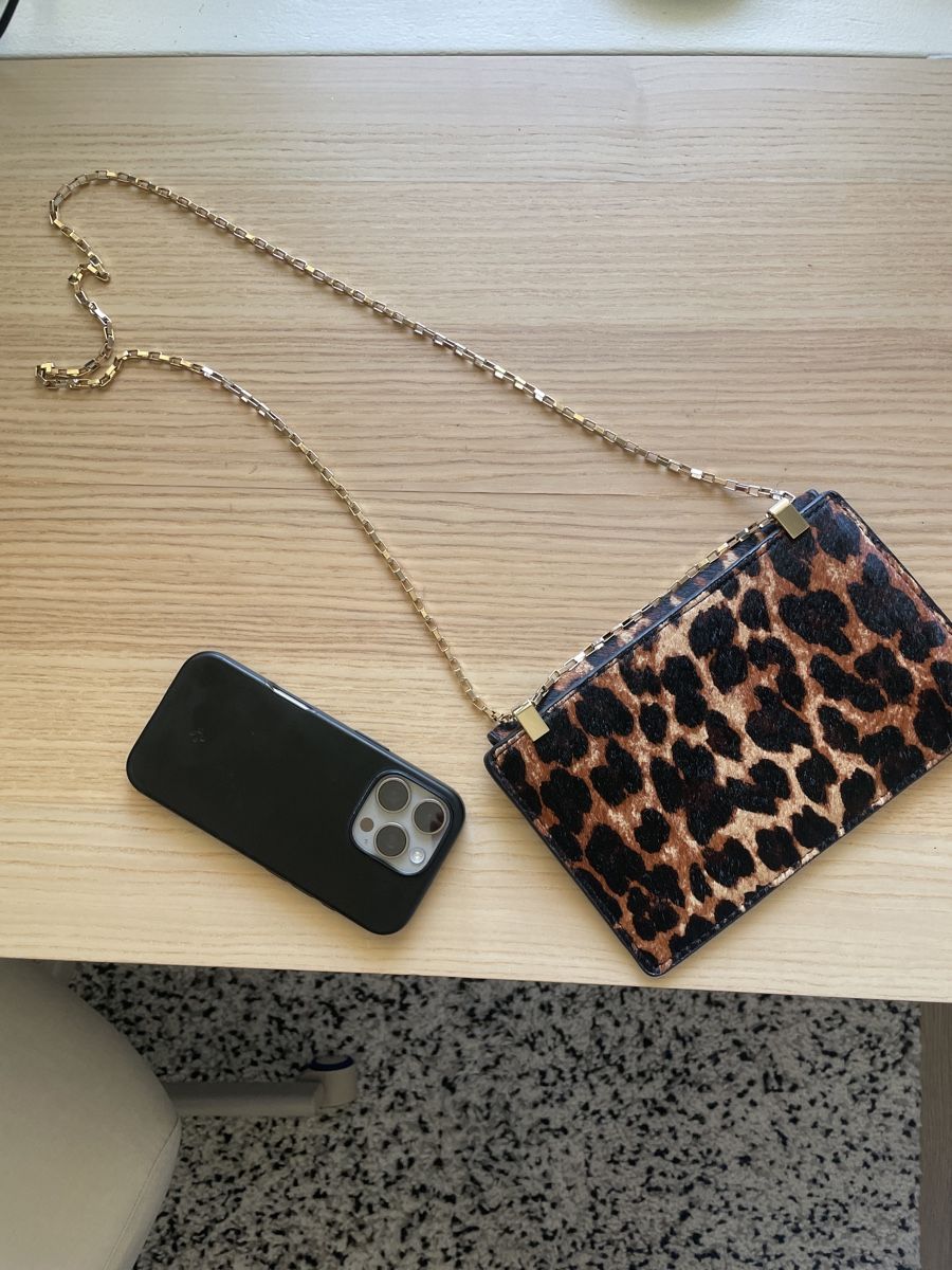Mango Borse da donna: Sac à main MNG - mango -léopard chaîne dorée – Usato da Kloten venduto da Mumiiin 3