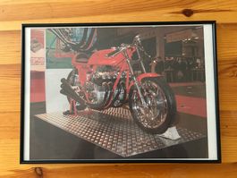 Benelli 750 Sei "Classic Racer" Messestand 1980er Jahre