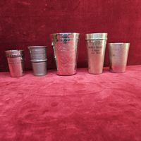 Becher zum Teil Versilbert