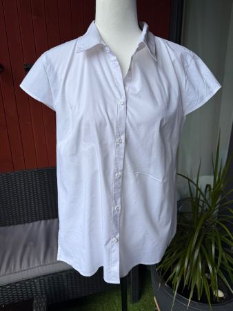 Damen Bluse, Weiss, Grösse 40 -