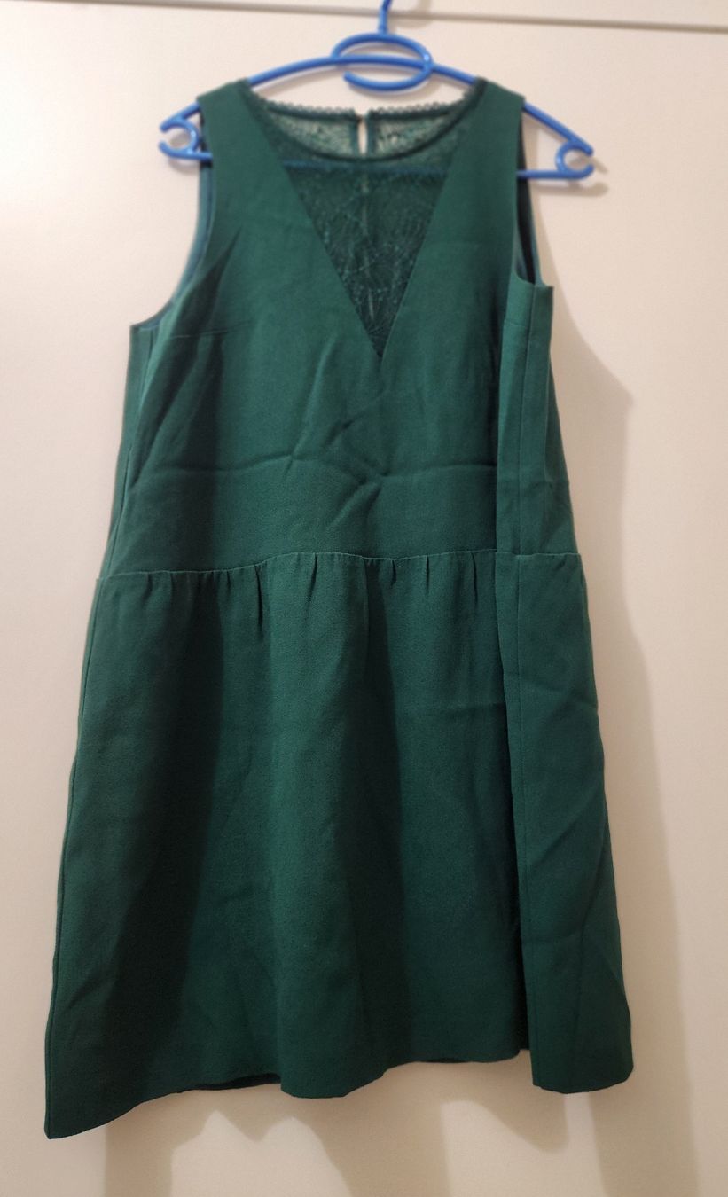 Sezane Vestiti: Robe SÉZANE dentelle vert taille 38  – Usato da Niedergösgen venduto da Eva2410 1